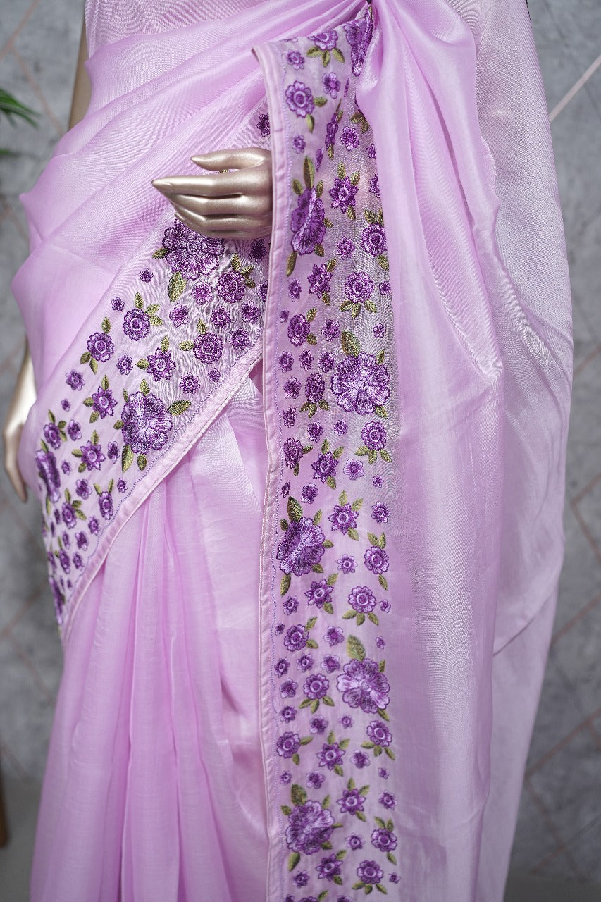 Organza Saree TSA528