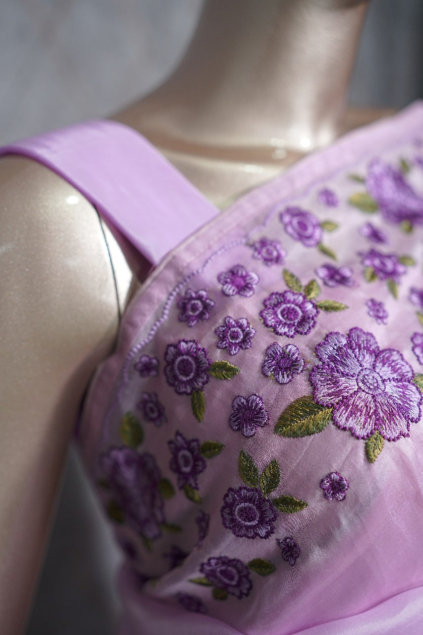 Organza Saree TSA528