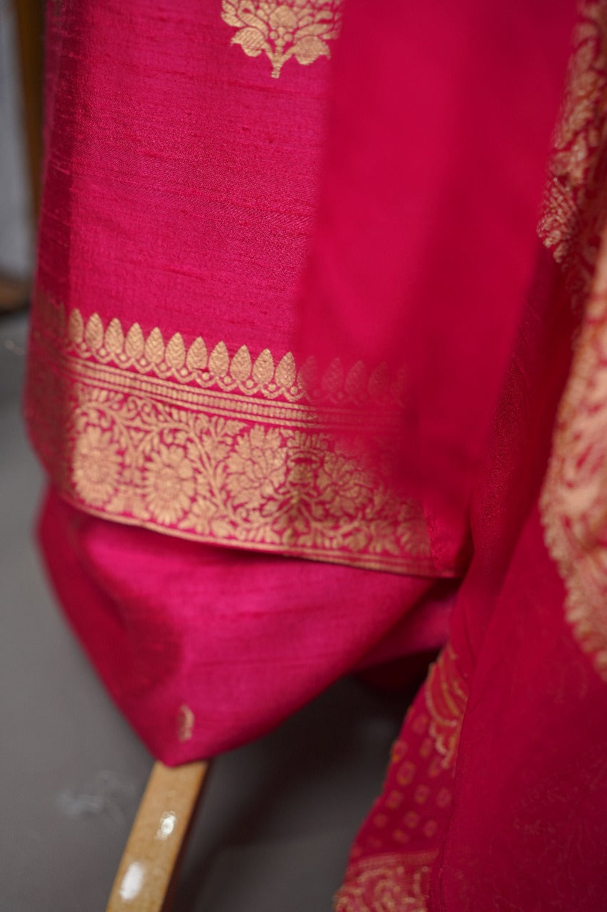 Raw Silk Salwar TSS3762