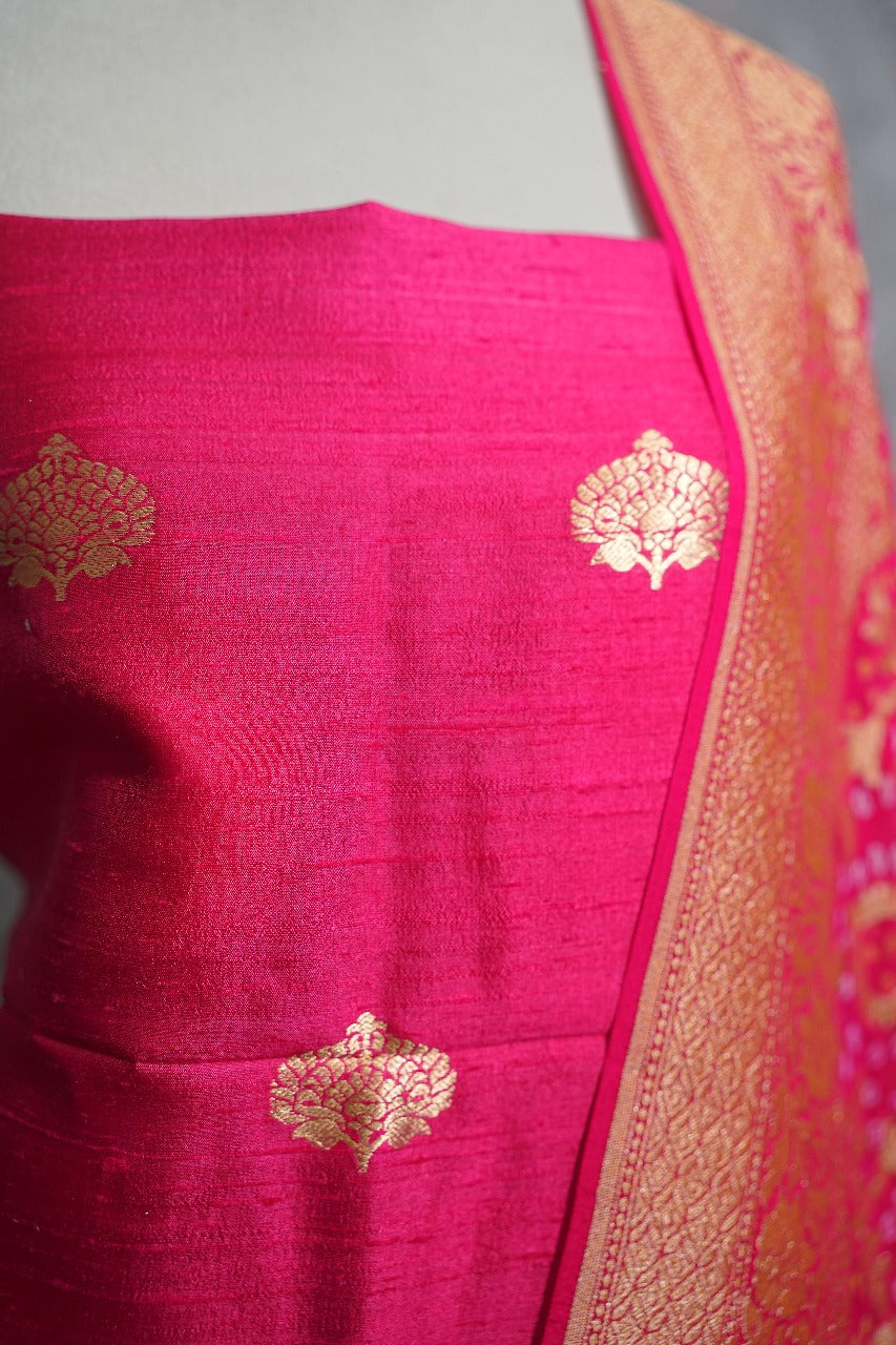 Raw Silk Salwar TSS3762