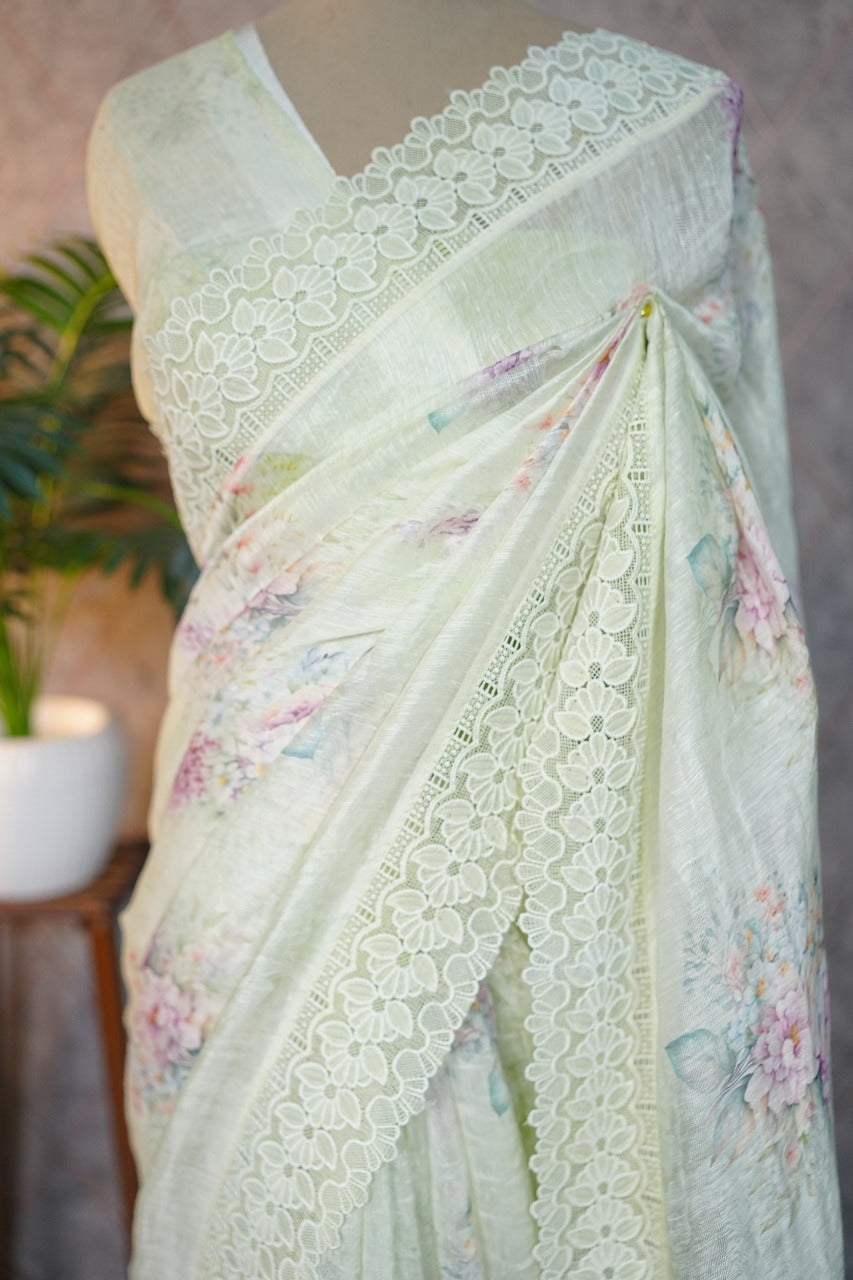 Linen Saree TSA3763
