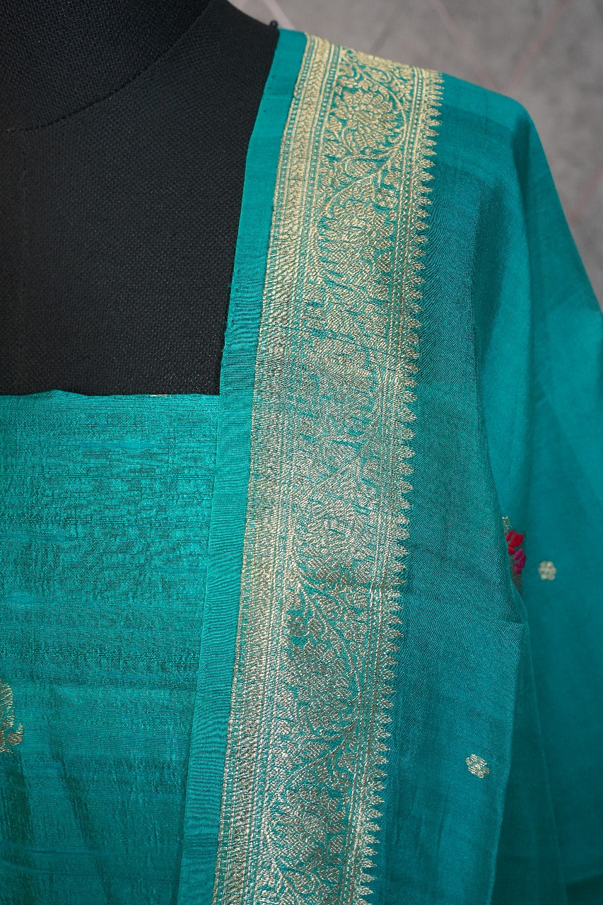 Raw Silk Salwar TSS3762