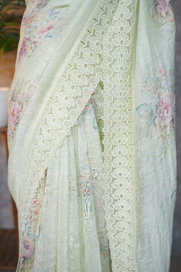 Linen Saree TSA3763