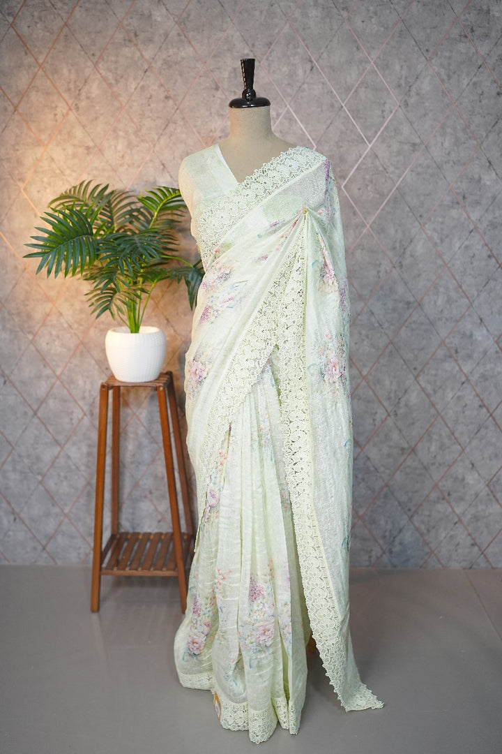 Linen Saree TSA3763