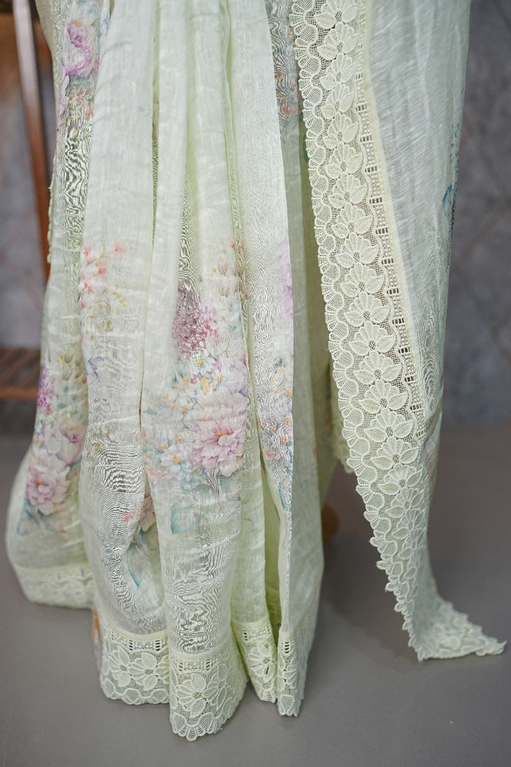 Linen Saree TSA3763