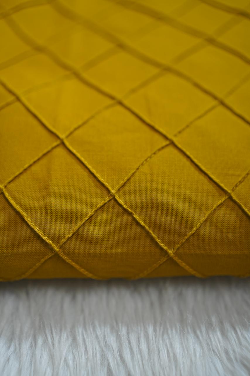 South Cotton Material TRF3772 Mustard Yellow