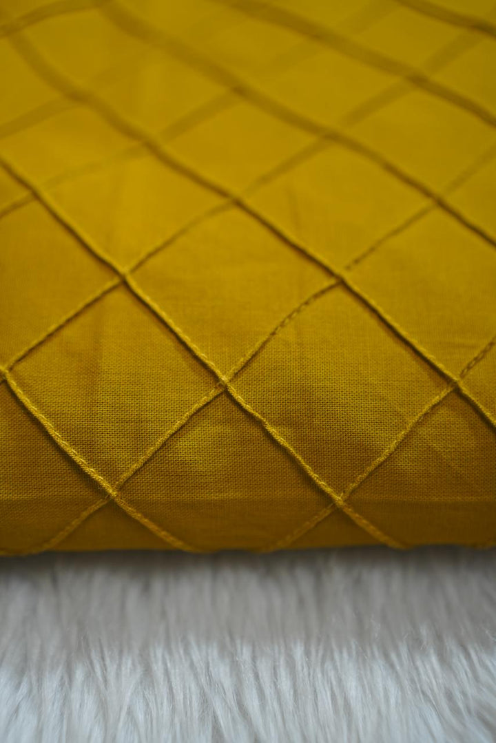 South Cotton Material TRF3772 Mustard Yellow