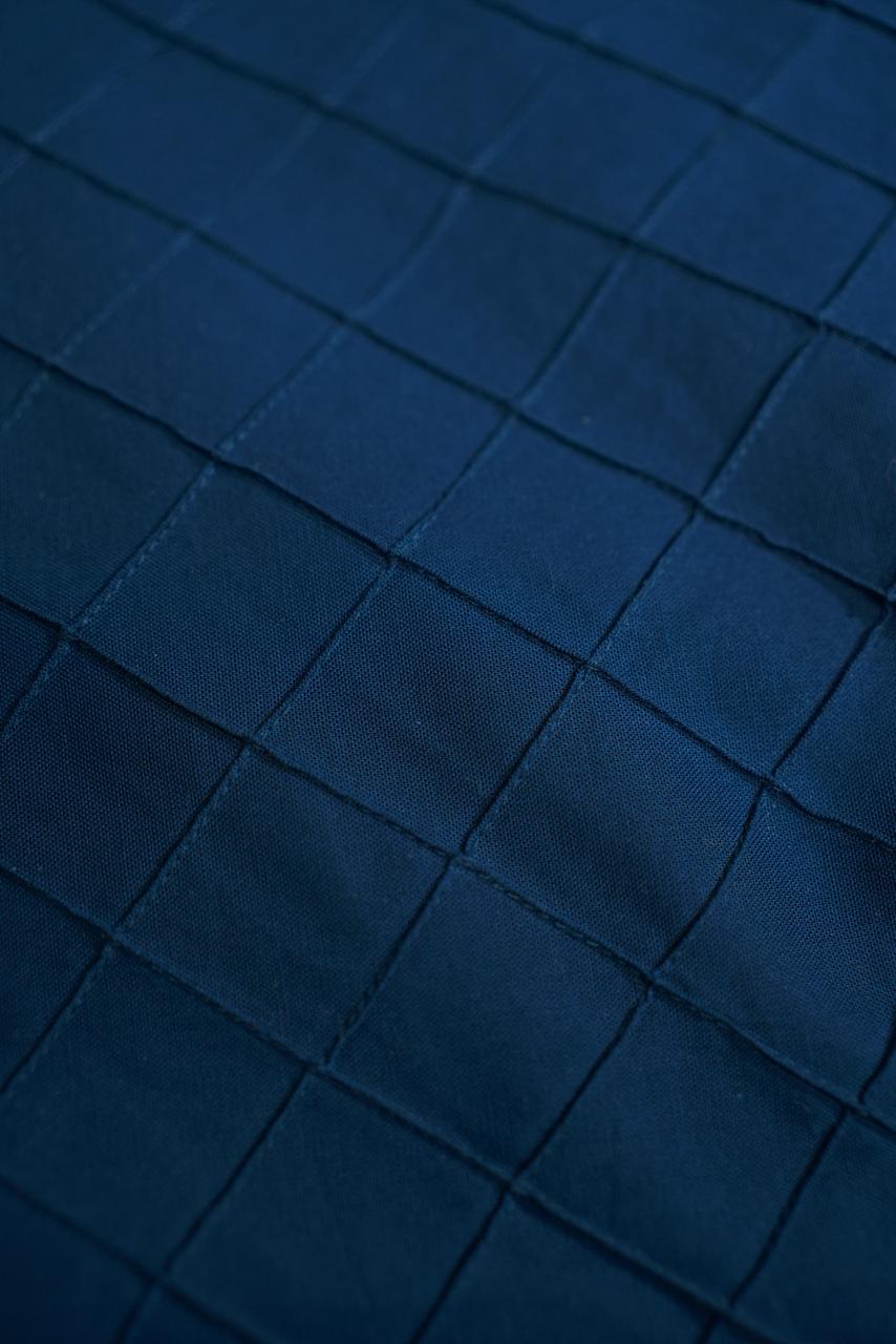 South Cotton Material  TRF3772 Navy Blue