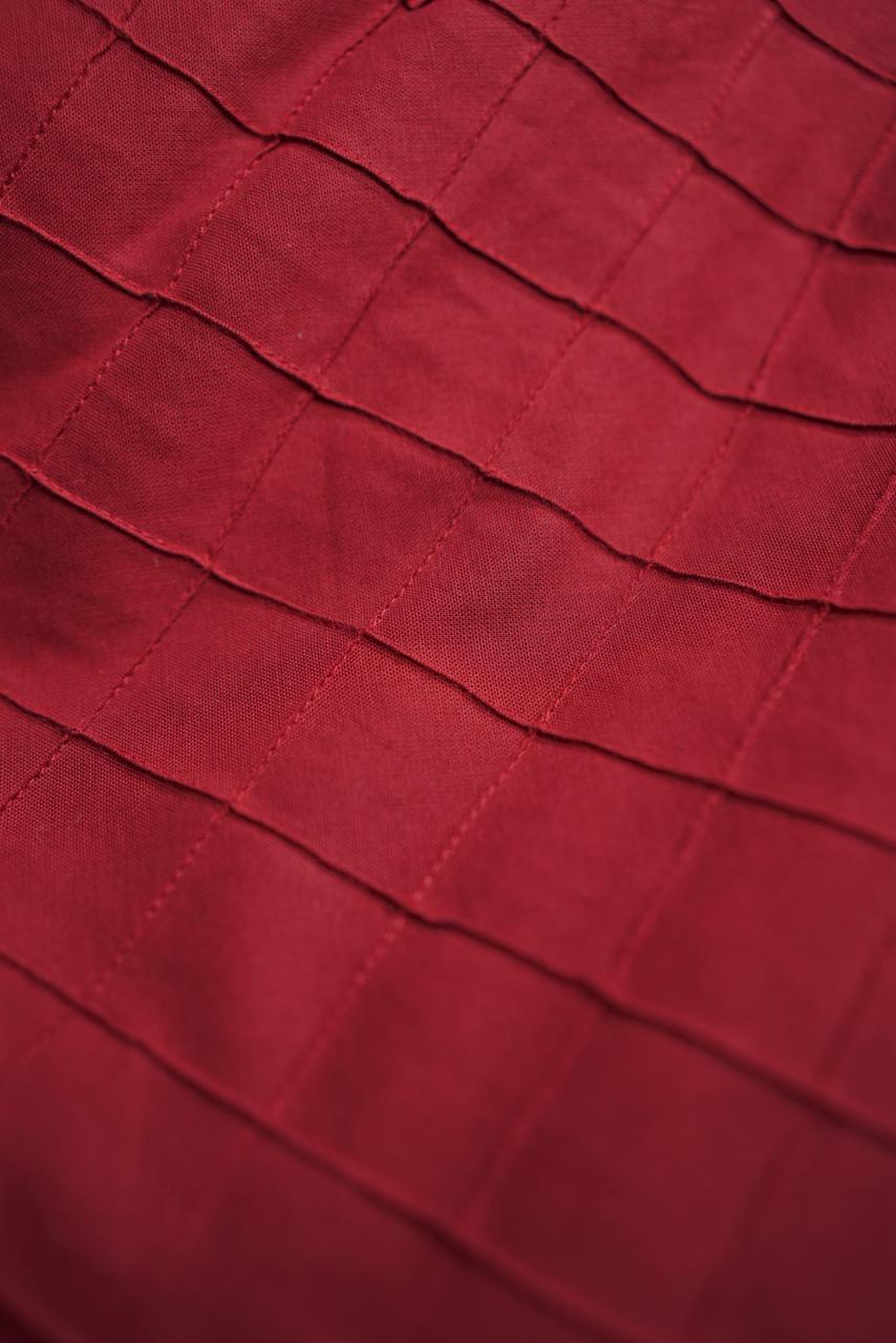 South Cotton Material  TRF3772 Reddish Maroon