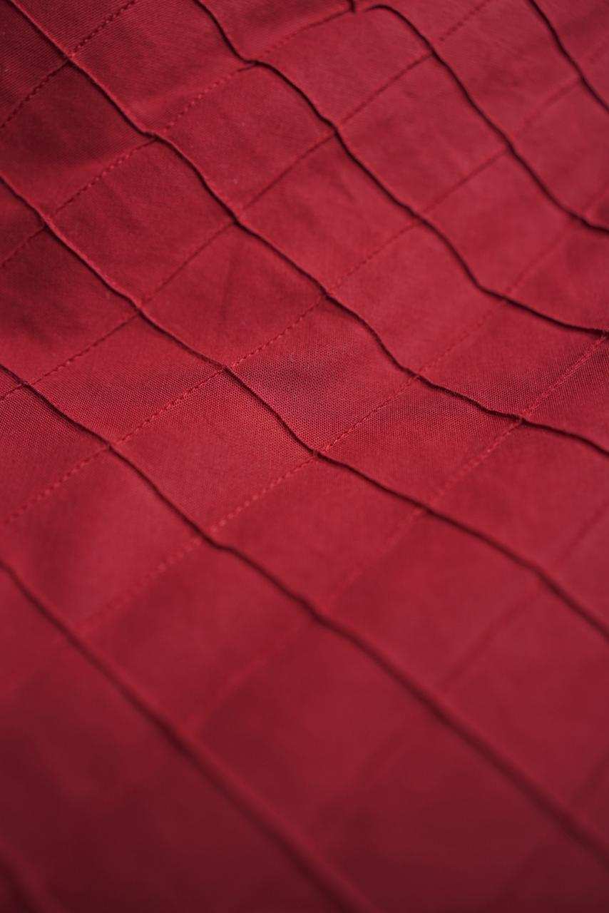 South Cotton Material  TRF3772 Reddish Maroon