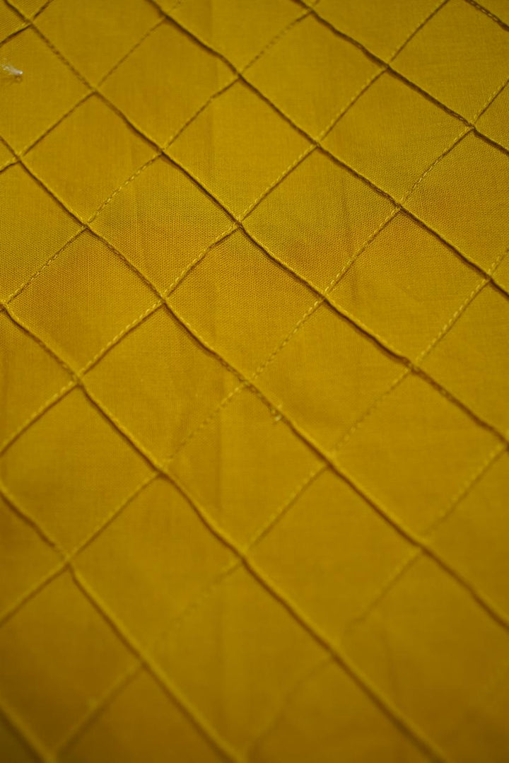 South Cotton Material TRF3772 Mustard Yellow