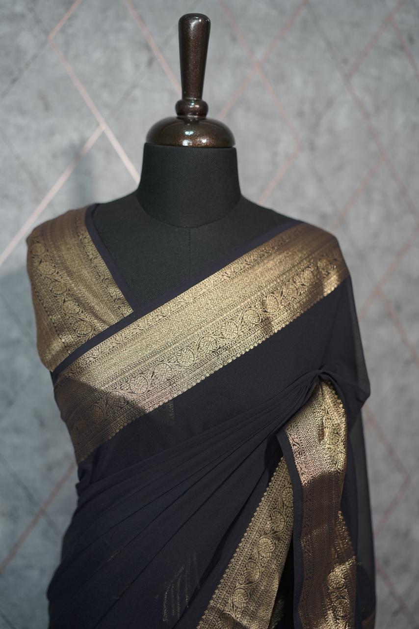 Georgette Saree TSA3781