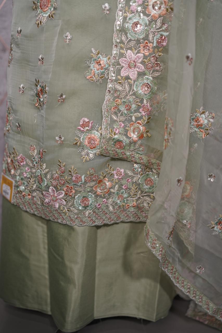 Shimmer Tissue Salwar TSS3785