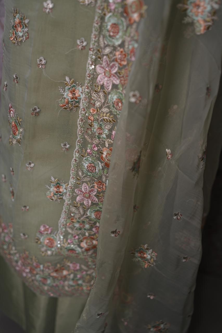 Shimmer Tissue Salwar TSS3785