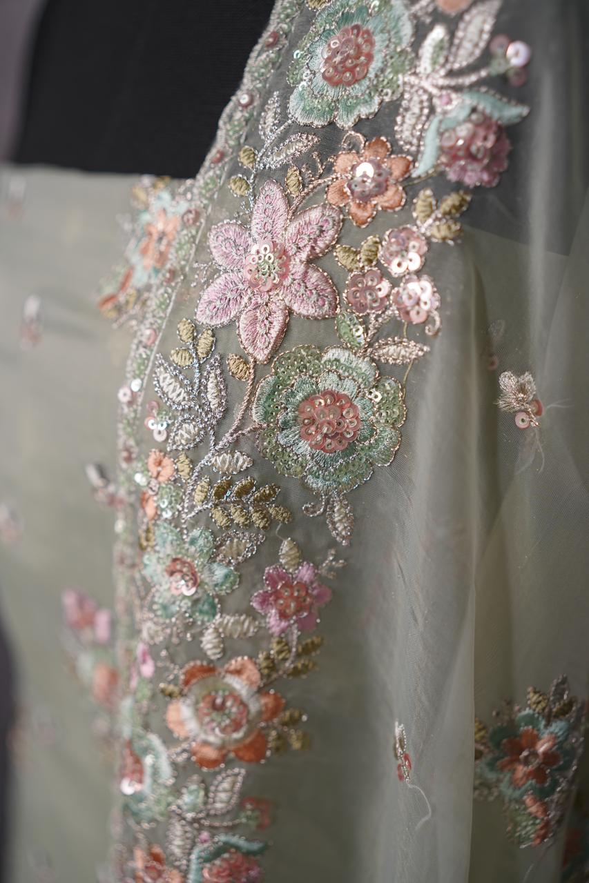 Shimmer Tissue Salwar TSS3785