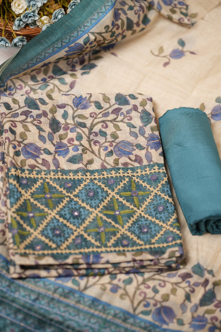 Semi Chanderi Salwar TSS5238