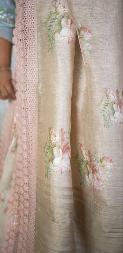 Linen Saree TSA5792