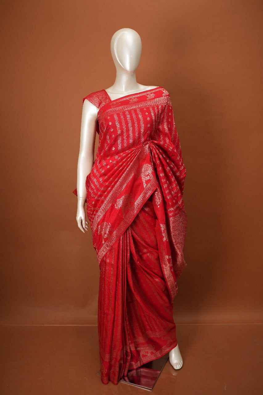 Semi Silk Saree TSA1385