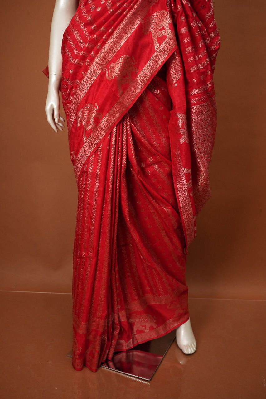 Semi Silk Saree TSA1385