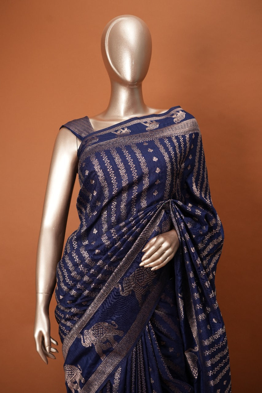 Semi Silk Saree TSA1385