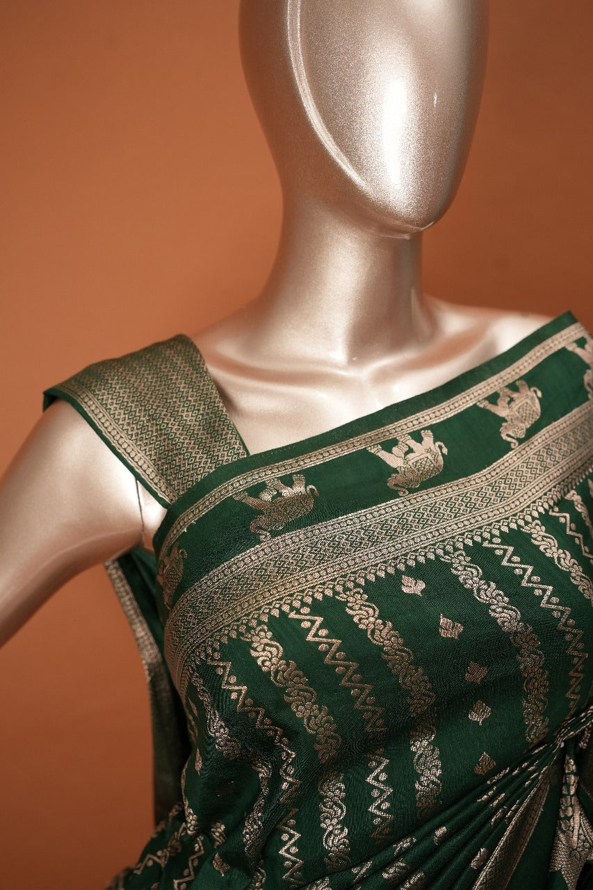 Semi Silk Saree TSA1385