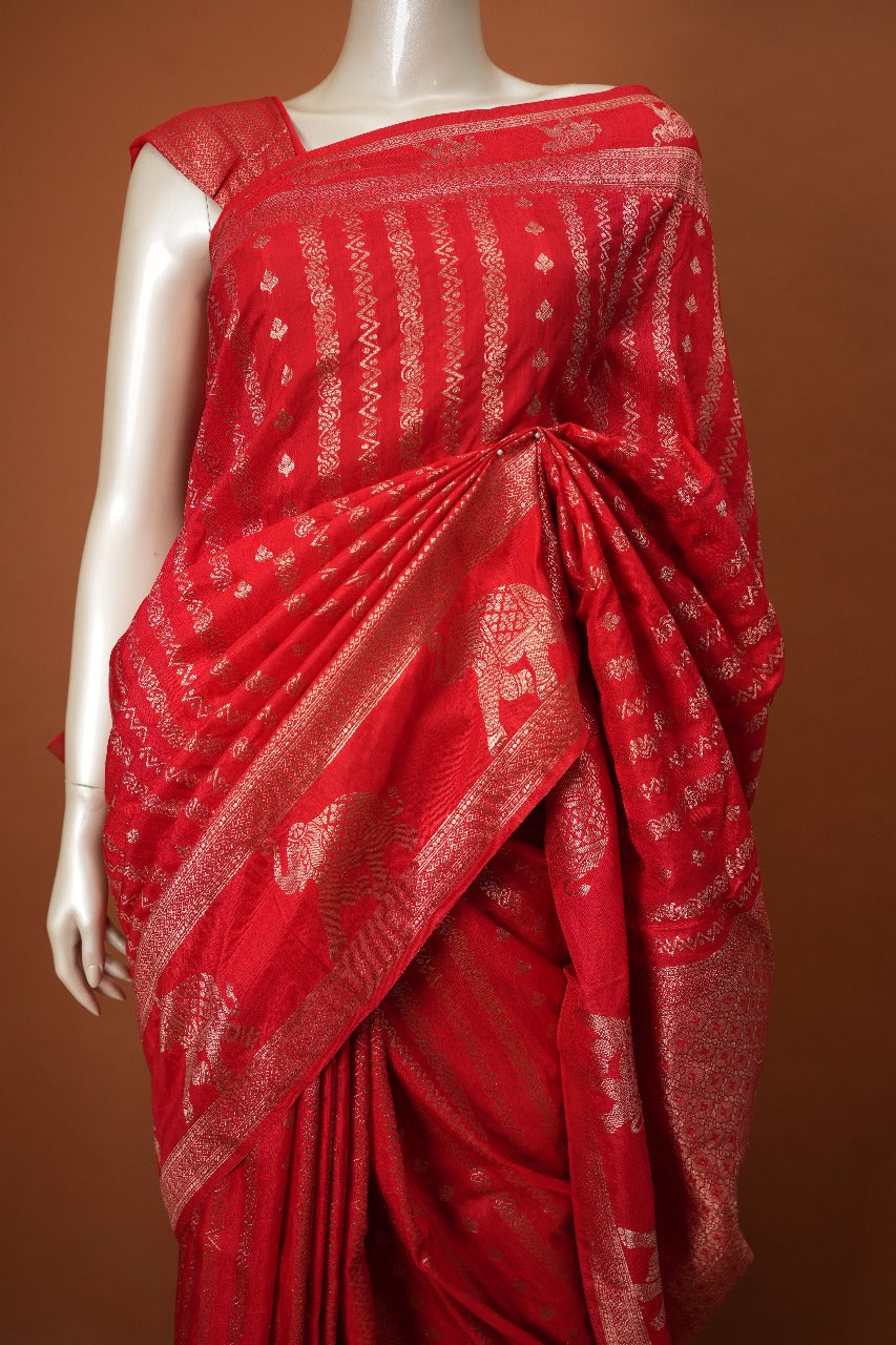 Semi Silk Saree TSA1385