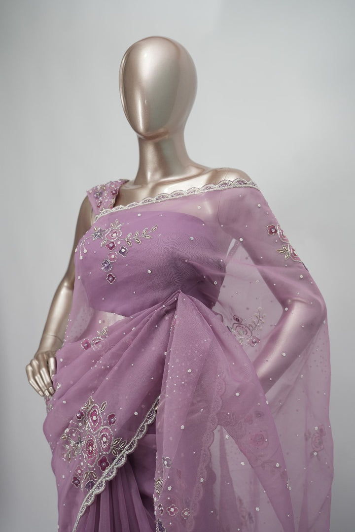 Organza Saree TSA1406