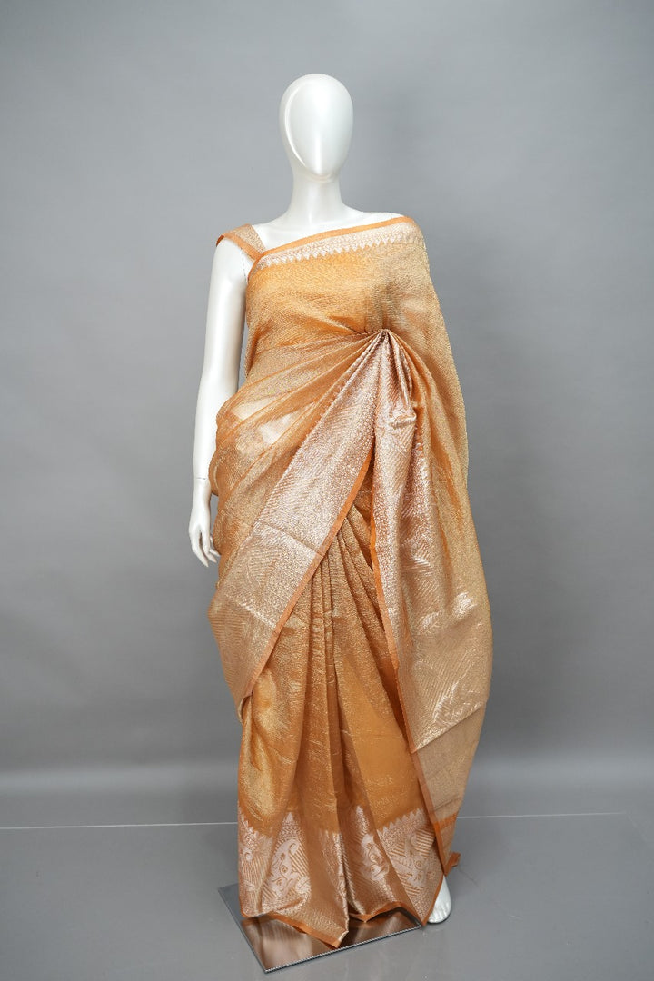 Crushed Organza Saree ( Border 1 ) TSA146