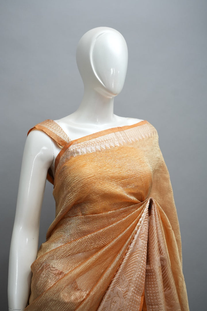 Crushed Organza Saree ( Border 1 ) TSA146