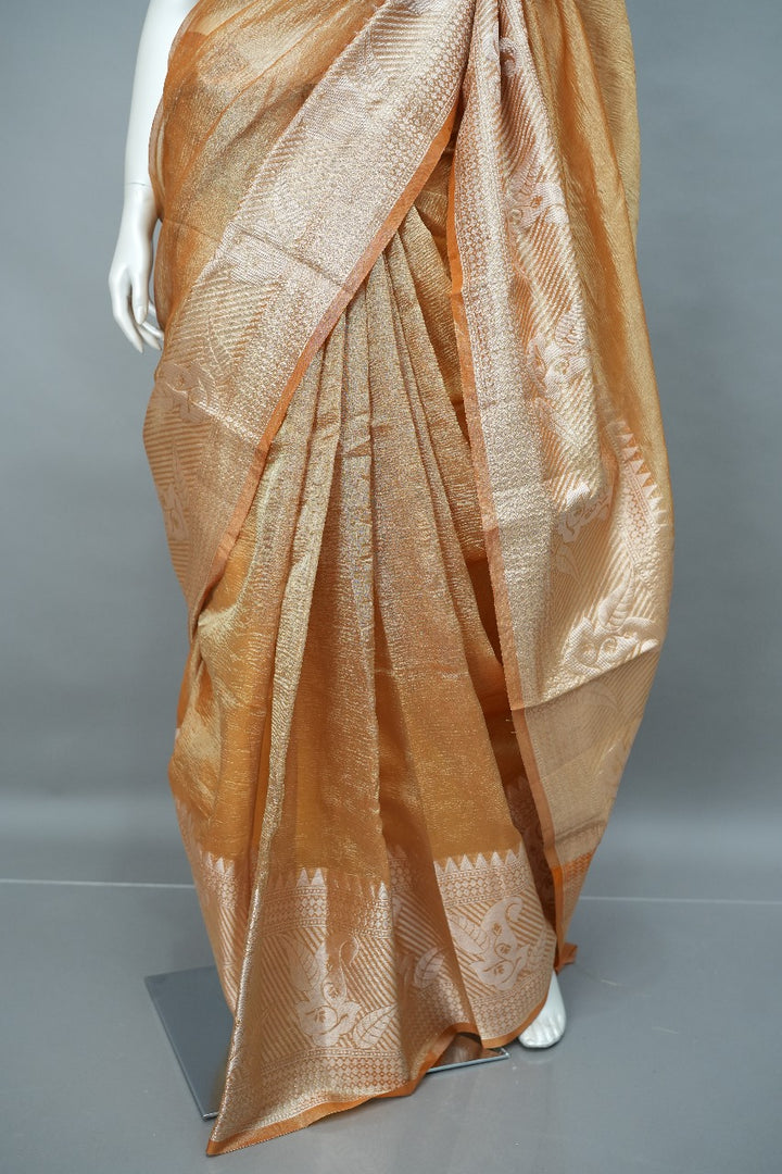 Crushed Organza Saree ( Border 1 ) TSA146