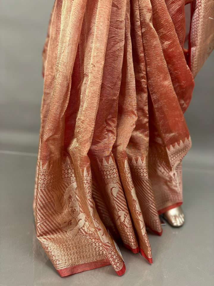 Crushed Organza Saree ( Border 1 ) TSA146