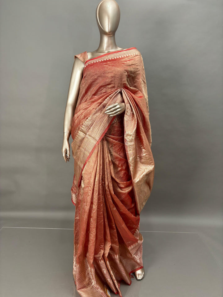 Crushed Organza Saree ( Border 1 ) TSA146