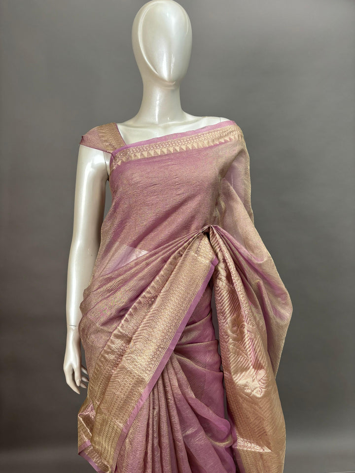 Crushed Organza Saree ( Border 1 ) TSA146