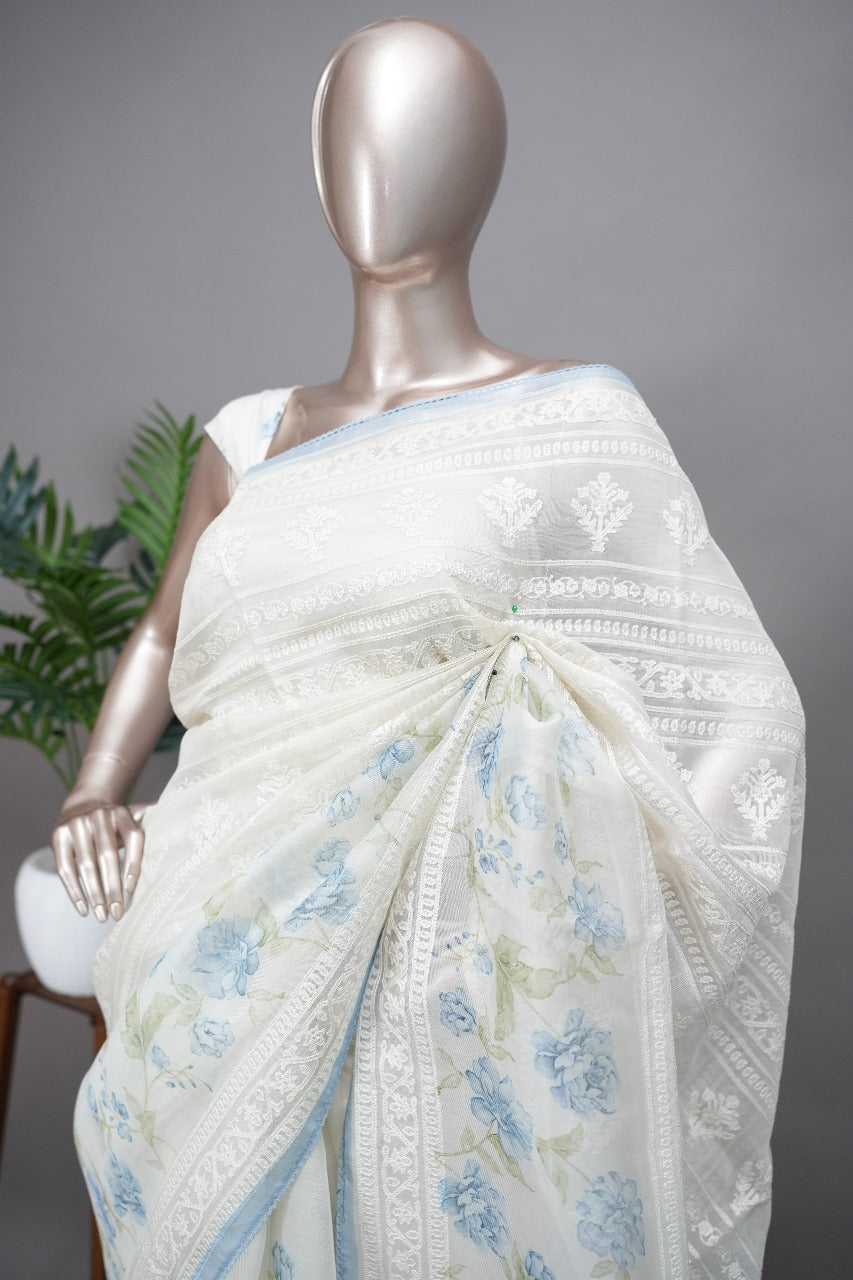 Organza Saree TSA1500