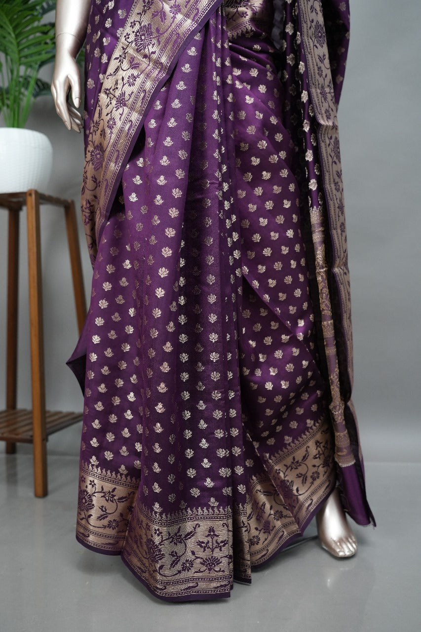 Chanderi Banarasi Saree TSA1498