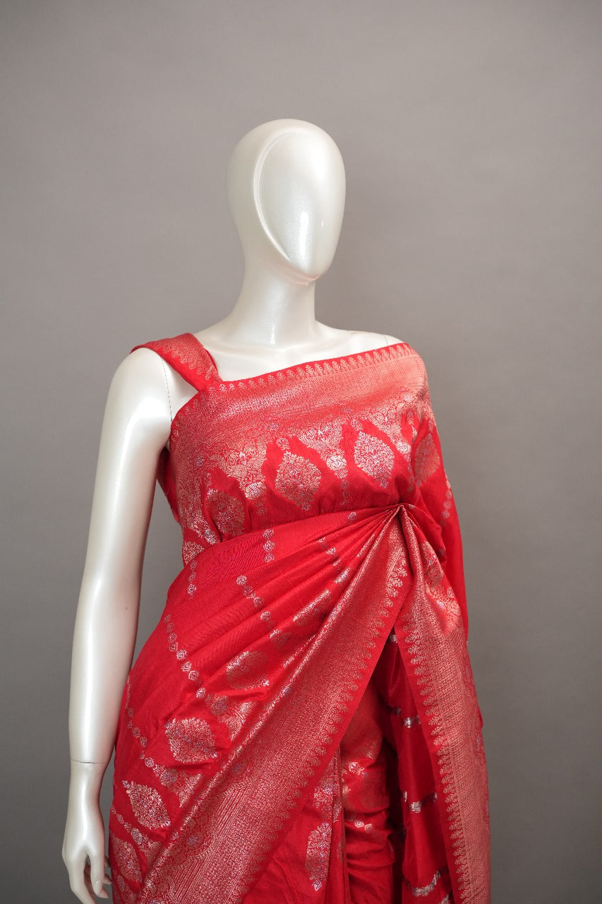 Semi Silk Saree TSA1523