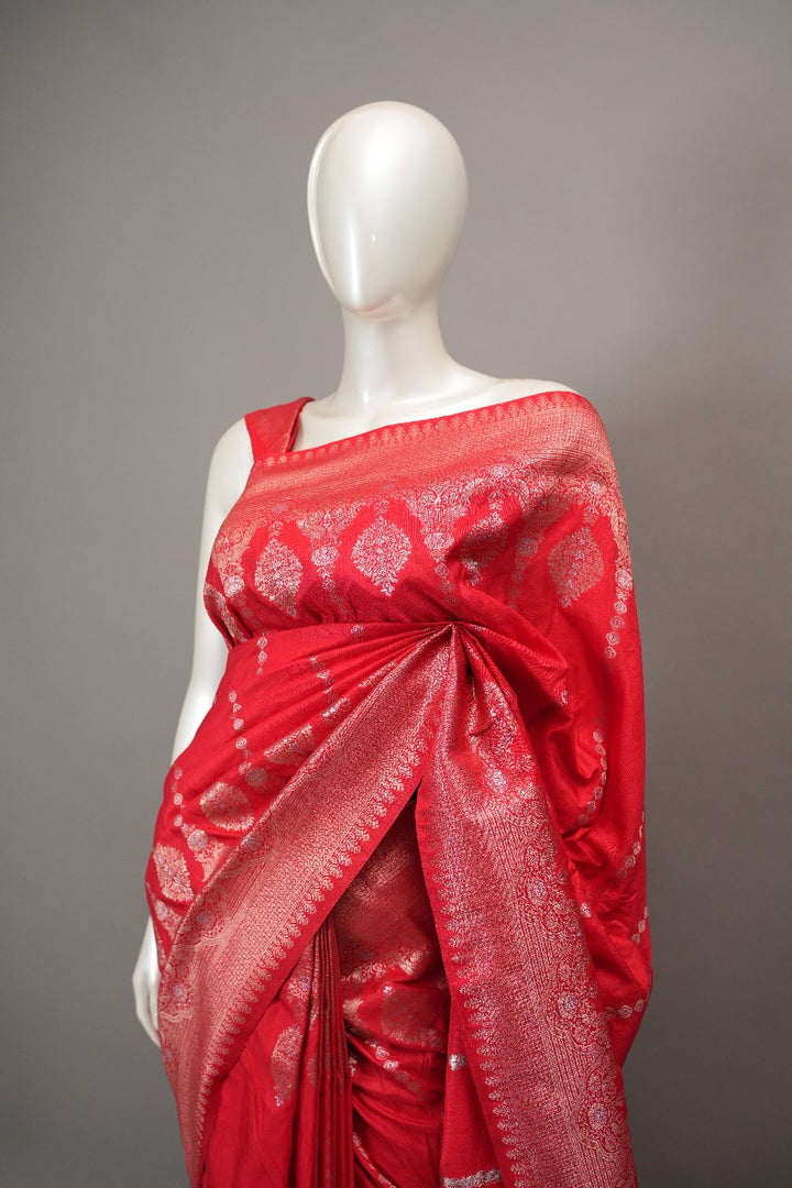 Semi Silk Saree TSA1523