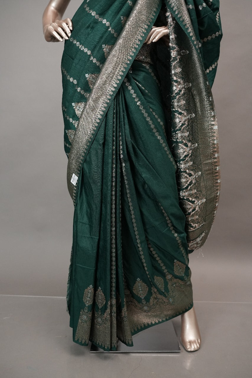 Semi Silk Saree TSA1523