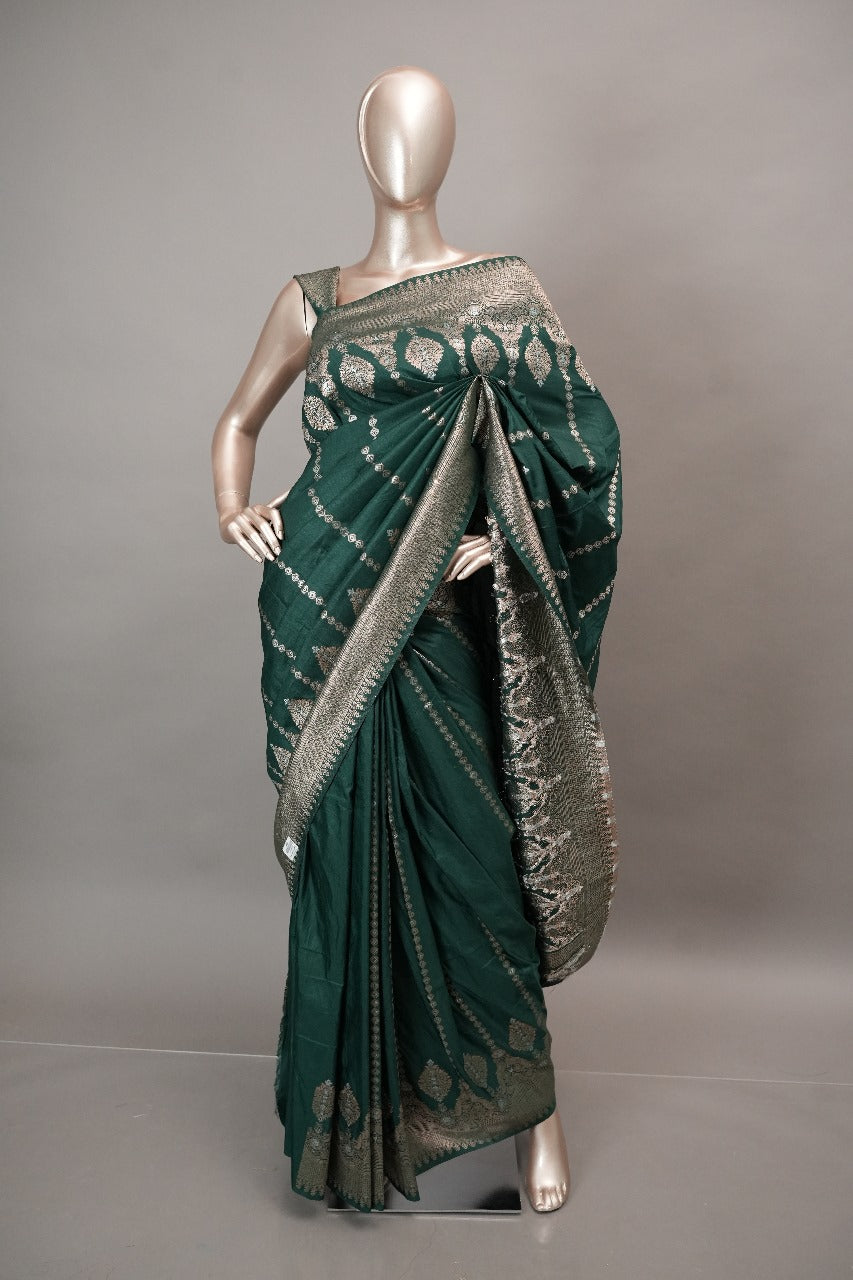 Semi Silk Saree TSA1523