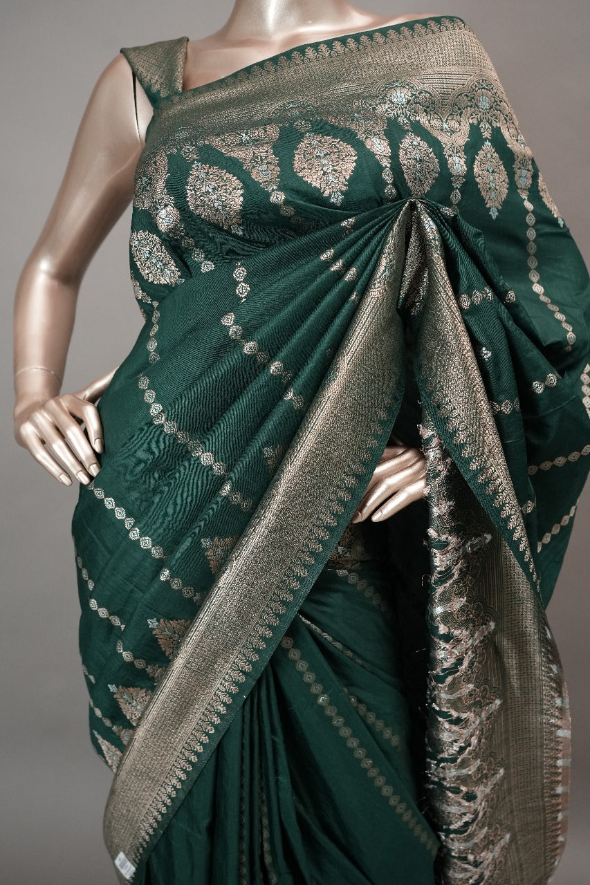 Semi Silk Saree TSA1523