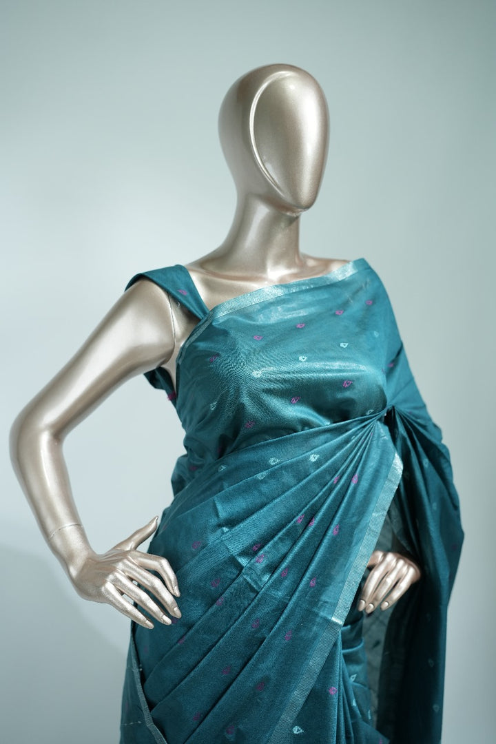 Linen Cotton Saree TSA180