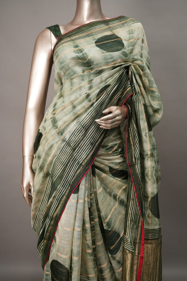 Chanderi Silk Saree TSA1592