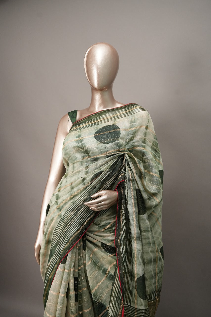 Chanderi Silk Saree TSA1592