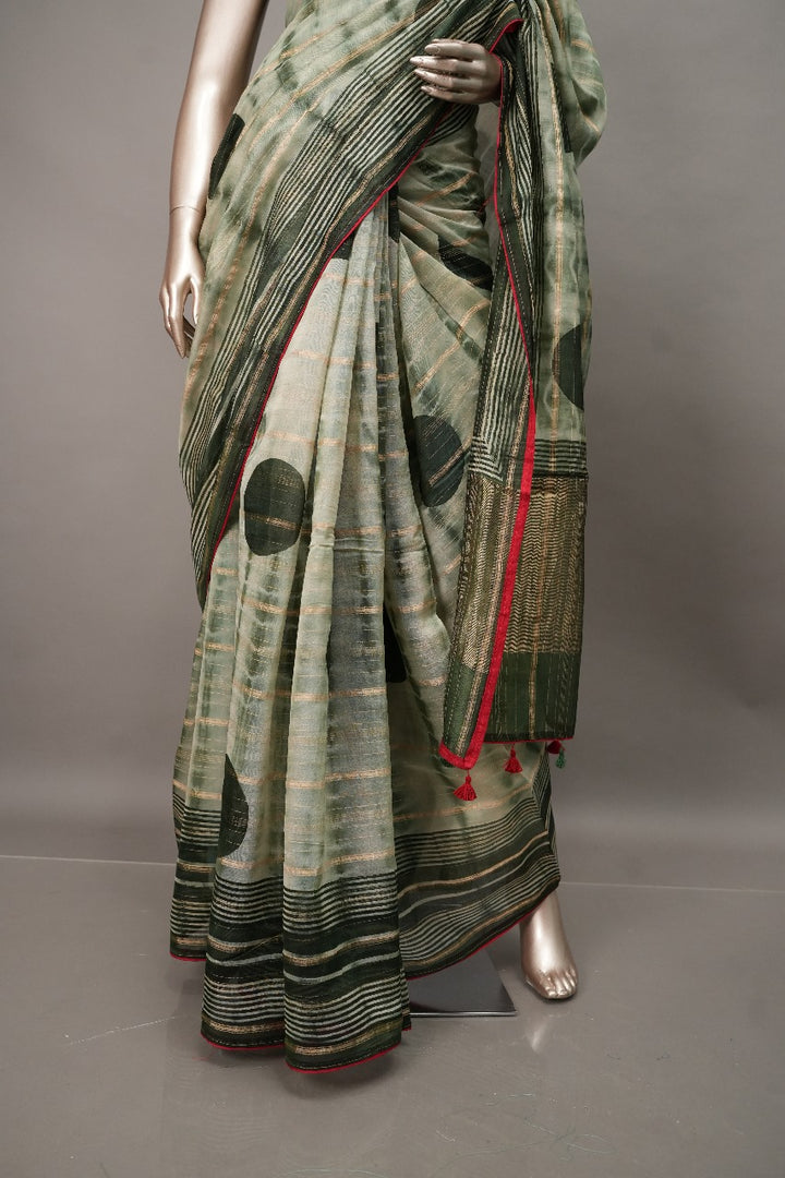 Chanderi Silk Saree TSA1592