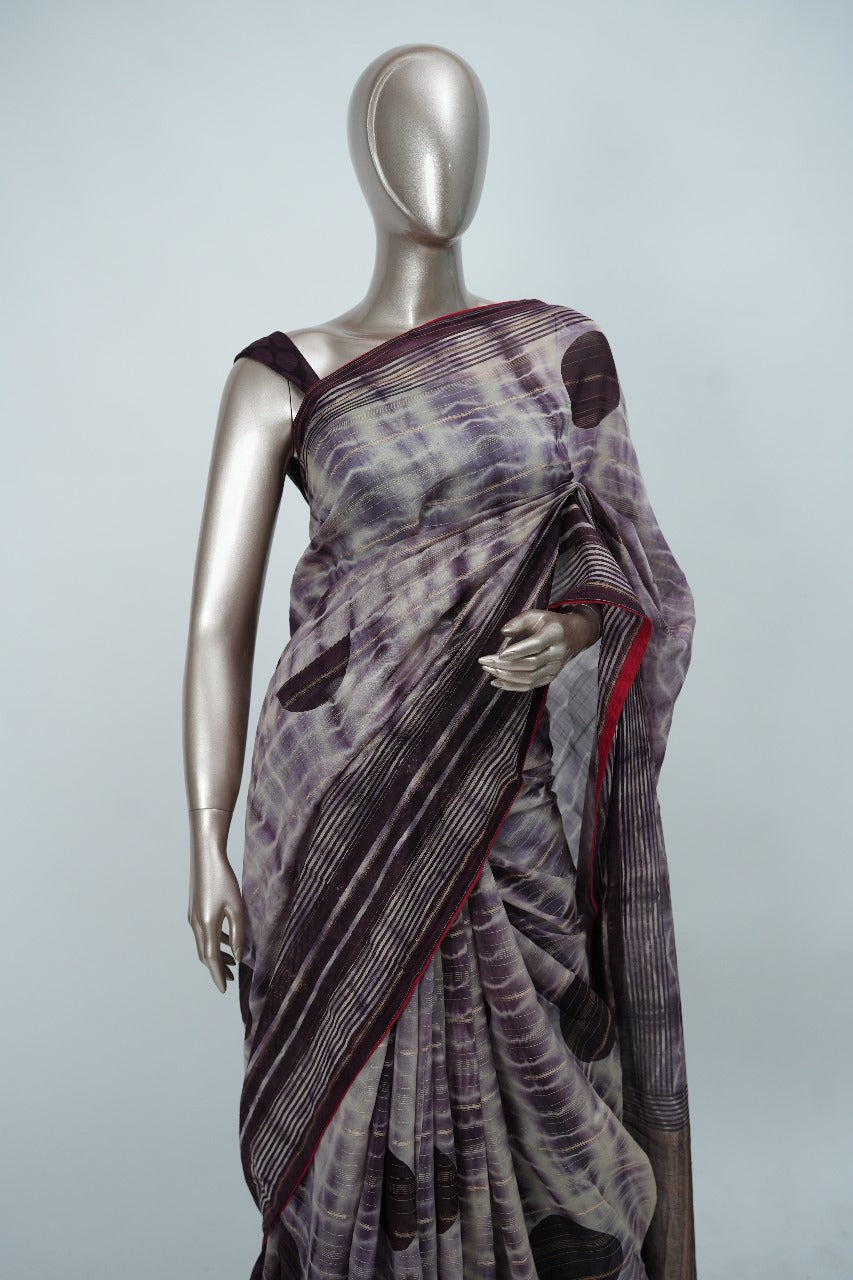 Chanderi Silk Saree TSA1592