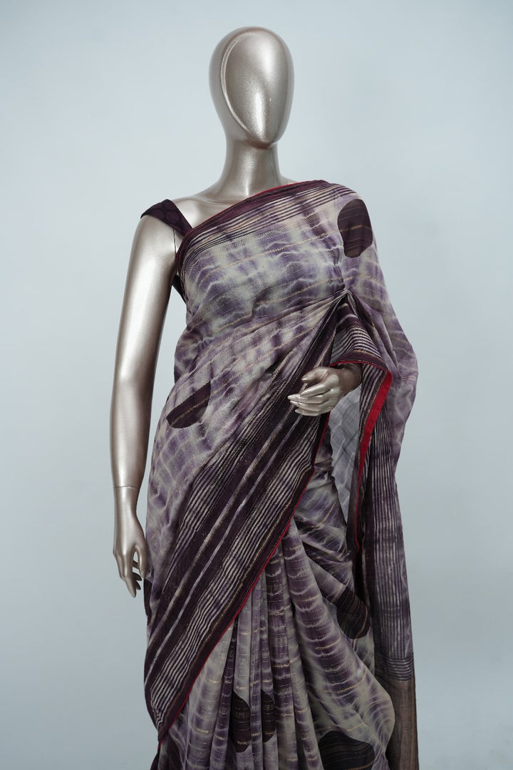 Chanderi Silk Saree TSA1592