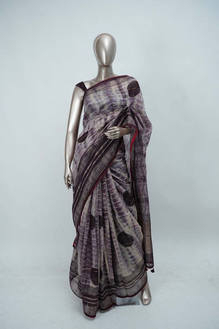 Chanderi Silk Saree TSA1592