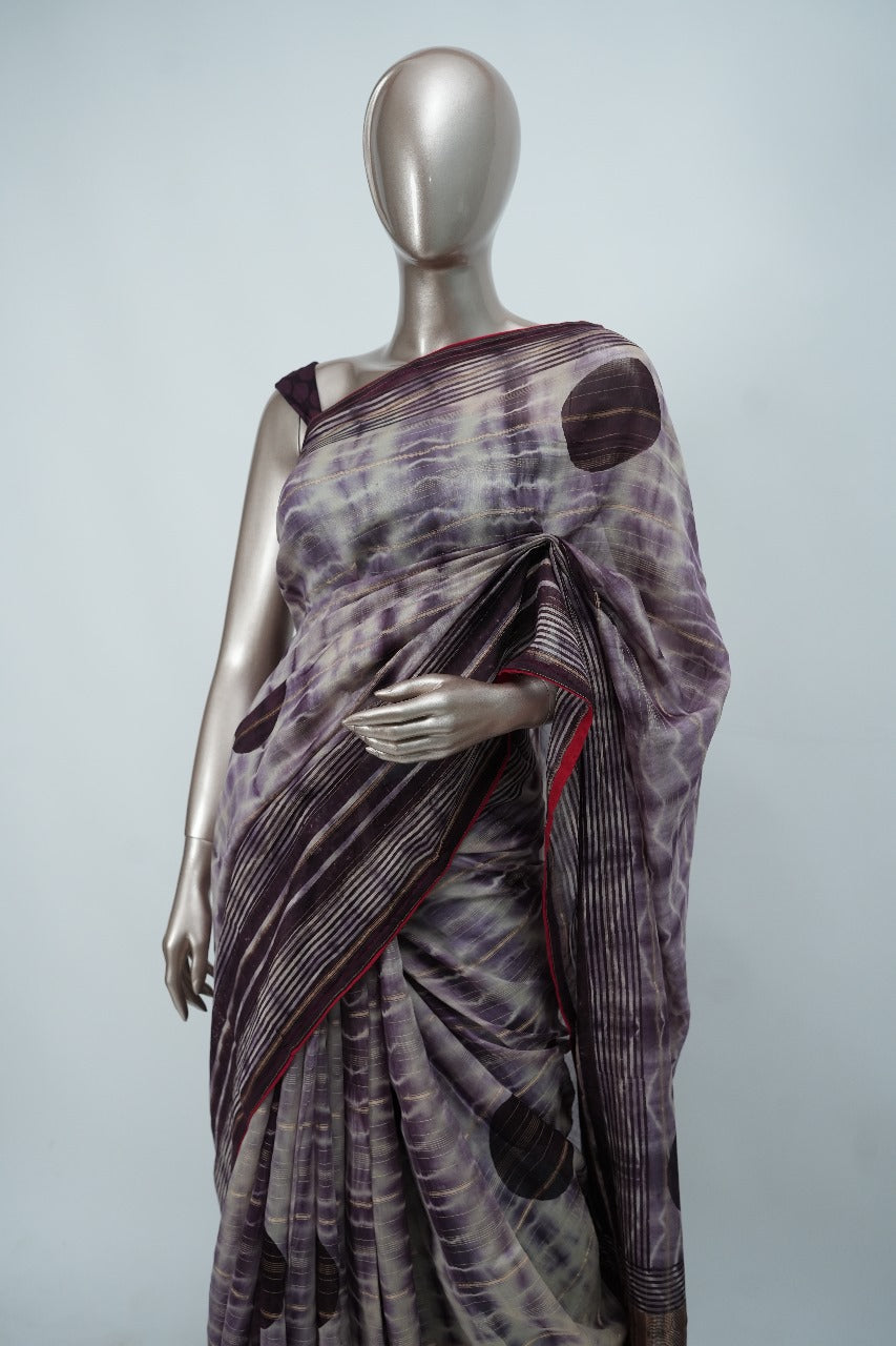 Chanderi Silk Saree TSA1592