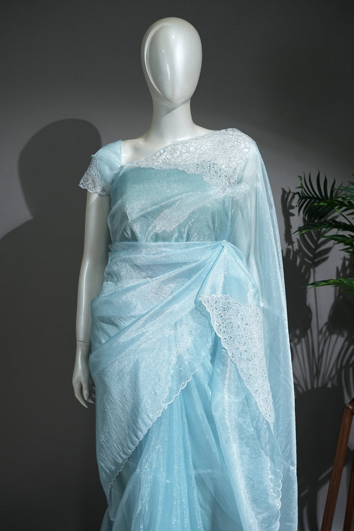 Glass Organza Saree TSA1711