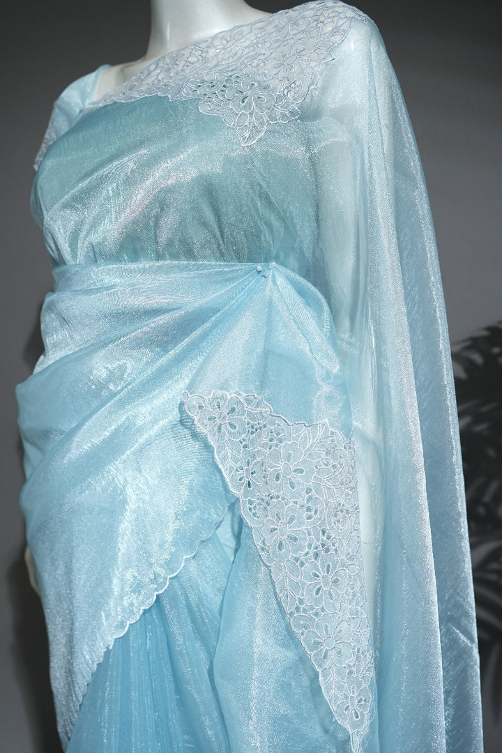 Glass Organza Saree TSA1711